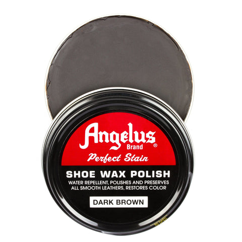 Angelus Dark Brown Shoe Wax Polish