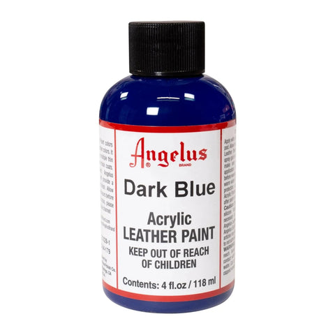 Angelus Dark Blue Acrylic Leather Paint - 4 oz.