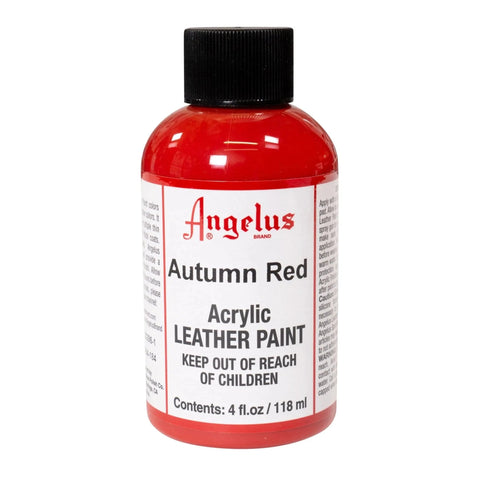 Angelus Autumn Red Acrylic Leather Paint - 4 oz.