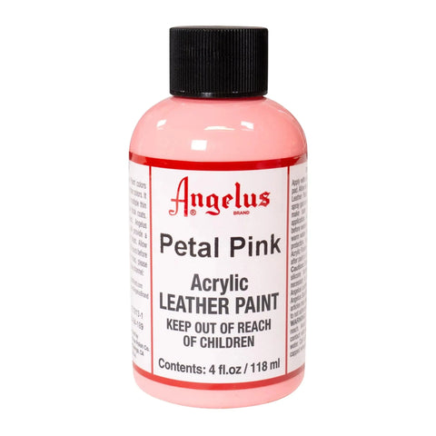 Angelus Petal Pink Acrylic Leather Paint - 4 oz.