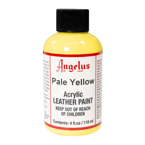 Angelus Pale Yellow Acrylic Leather Paint - 4 oz.