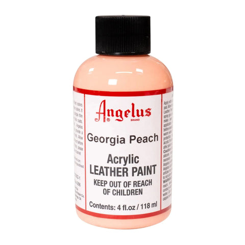 Angelus Georgia Peach Acrylic Leather Paint - 4 oz.