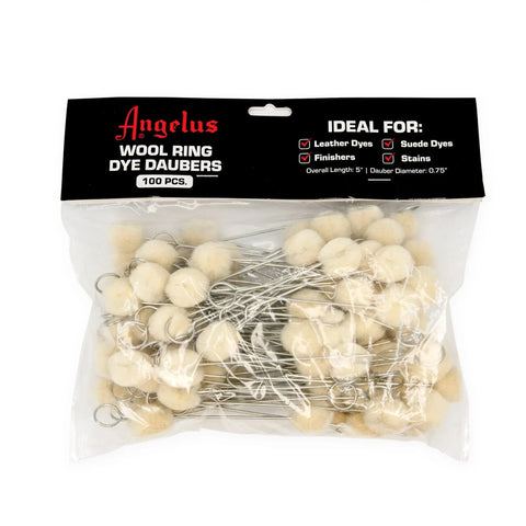 Angelus Wool Ring Dye Daubers - 100 pcs