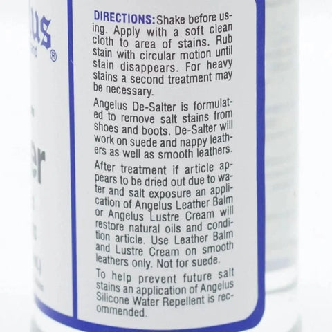 Angelus Desalter removes stains from leather!