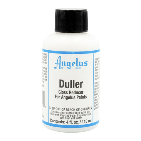 Angelus Duller Acrylic Paint Additives to reduce the shine in paint.