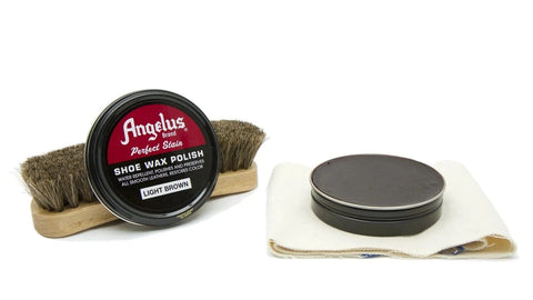Angelus Light Brown Shoe Wax Polish