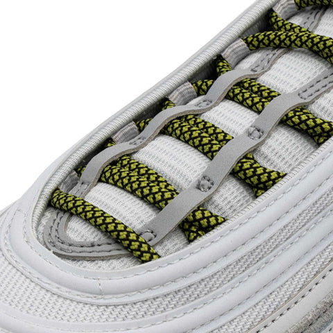 Olive/Black Rope Laces on shoes