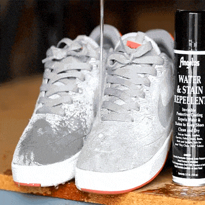 Angelus Water & Stain Repellent. Keep sneakers clean and dry!