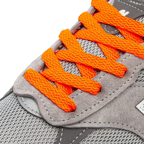 Flaming Orange Flat Lace Lab Laces