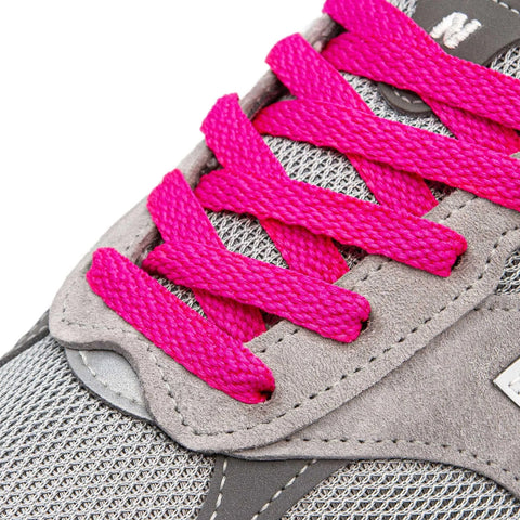 Fuchsia Flat Lace Lab Laces