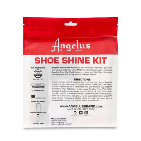 Angelus Shoe Shine Travel Kit - Keep Dress Shoes Looking their best!