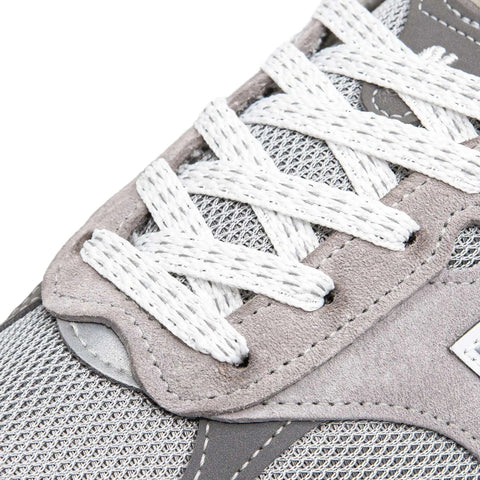 White Reflective Flat Lace Lab Laces