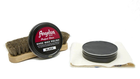 Angelus Black Shoe Wax Polish is the best shoe polish on the market.