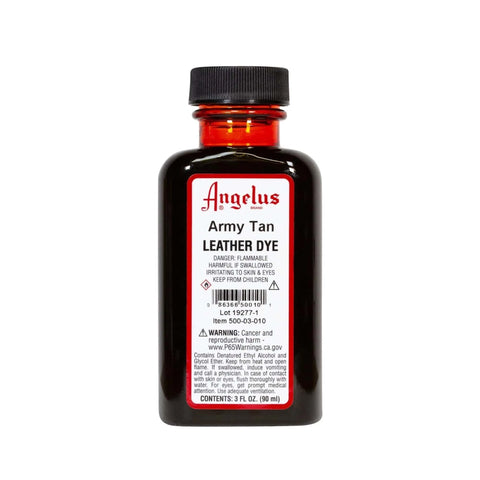 Angelus Army Tan Leather Dye - 3 oz.