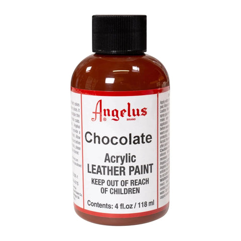 Angelus Chocolate Acrylic Leather Paint - 4 oz.