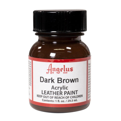 Keep your sneakers Dark Brown with the best acrylic leather paint for sneaker customizations, exclusively from Angelus Direct.