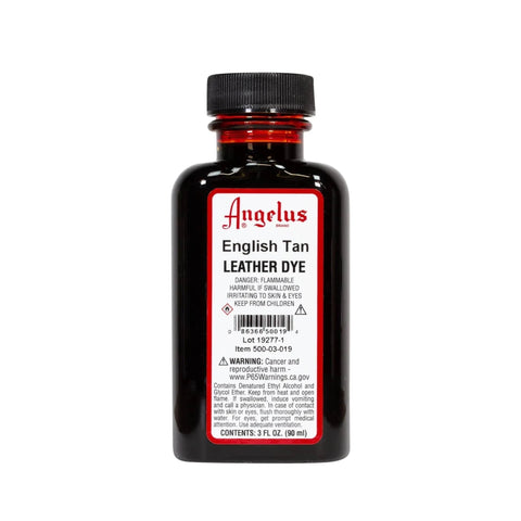 Angelus English Tan Leather Dye - 3 oz.
