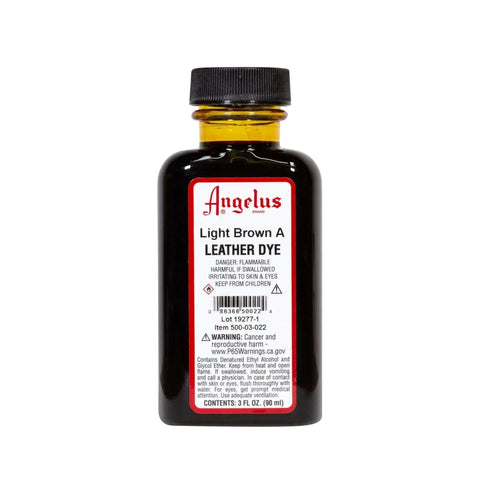 Angelus Light Brown A Leather Dye - 3 oz.