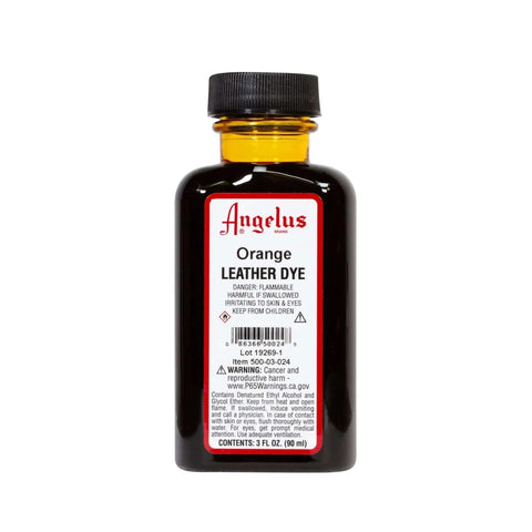 Angelus Orange Leather Dye - 3 oz.