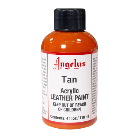 Angelus Tan Acrylic Leather Paint - 4 oz.