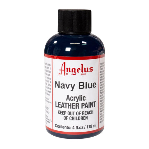 Angelus Navy Blue Acrylic Leather Paint - 4 oz.