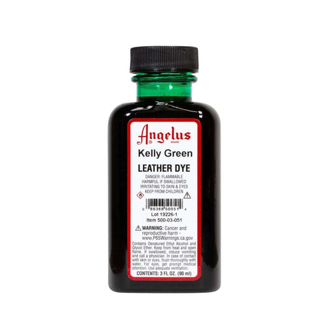 Angelus Kelly Green Leather Dye - 3 oz.