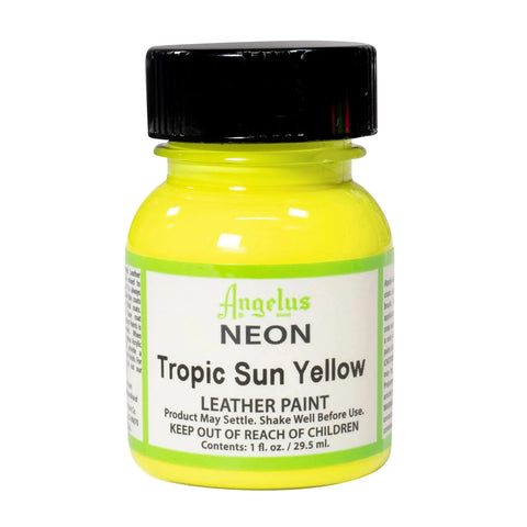 Angelus Tropic Sun Yellow Neon Paint - 1 oz.