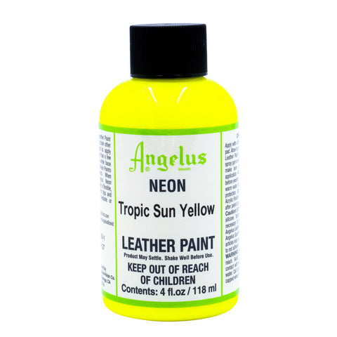 Angelus Tropic Sun Yellow Neon Paint - 4 oz.