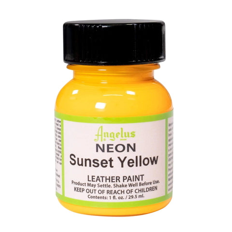 Angelus Sunset Yellow Neon Paint - 1 oz.