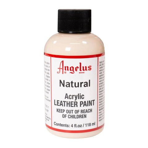 Angelus Natural Acrylic Leather Paint - 4 oz.