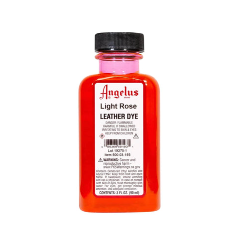 Angelus Light Rose Leather Dye - 3 oz.