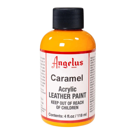 Angelus Caramel Acrylic Leather Paint - 4 oz.