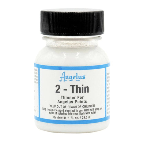 2-Thin is perfect when you need to thin out our Angelus Leather Acrylic Paint.