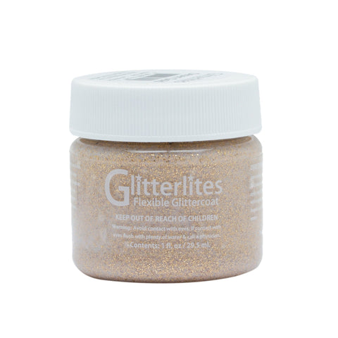 Angelus Glitterlites in Desert Gold are perfect for DIY projects and custom jobs that need some sparkle.