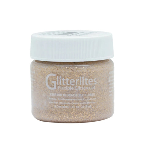 Angelus Glitterlites in Desert Gold are perfect for DIY projects and custom jobs that need some sparkle.