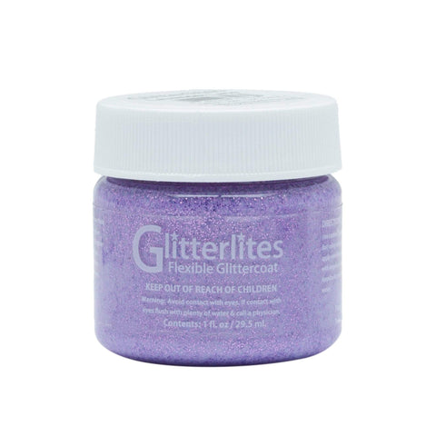 Angelus Glitterlite adds shimmer wherever you need it. Our Lavender Lace is perfect for that pale violet touch.