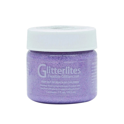 Angelus Glitterlite adds shimmer wherever you need it. Our Lavender Lace is perfect for that pale violet touch.