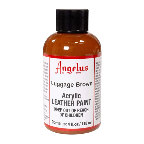 Angelus Luggage Brown Acrylic Leather Paint - 4 oz.