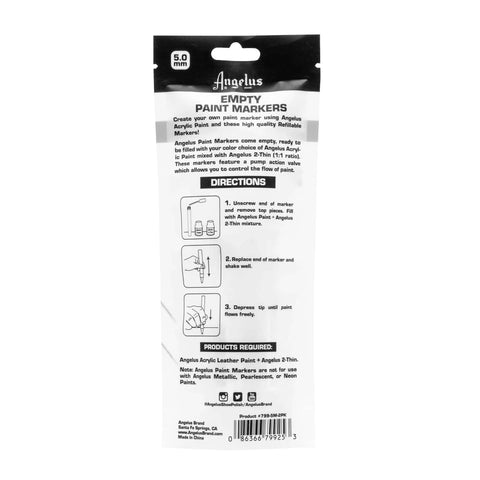 Angelus Empty Paint Marker Set