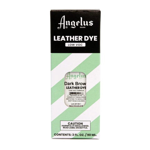 Angelus Dark Brown Low VOC Leather Dye -  3oz.