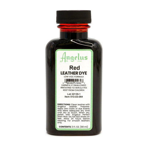 Angelus Red Low VOC Leather Dye