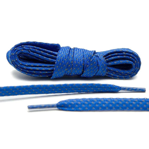 Blue - Reflective Flat Laces 2.0