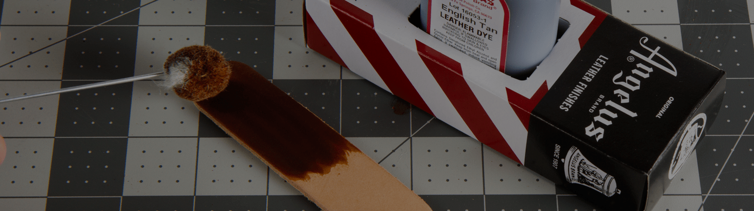 Angelus leather 2025 dye chart