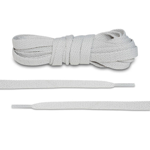 Light Grey Jordan 1 Replacement Shoelaces by Lace Lab