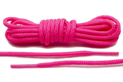 Add a bolt of color to your Jordan's with our Neon Pink Roshe-Style Laces.