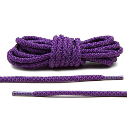 Complete your restoration project with Lace Lab's Purple 3M Reflective Rope Laces.