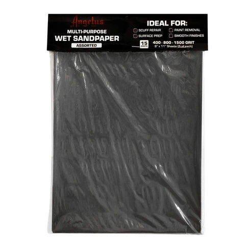 Angelus Mult-Purpose Wet Sandpaper - Assorted