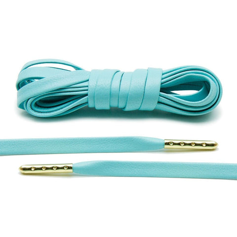Mint Luxury Leather Laces Gold Plated Shoe Laces – Angelus