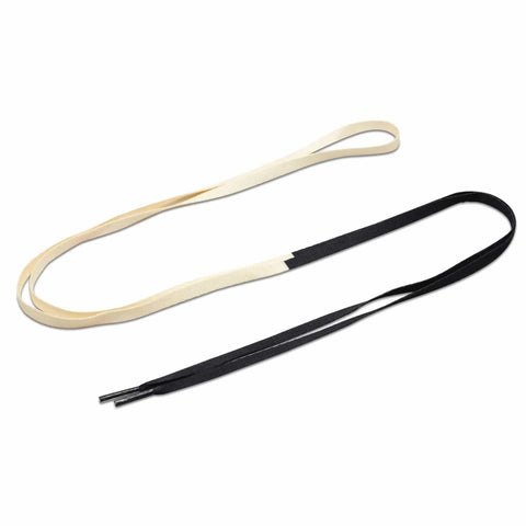 Black/Cream Union Jordan 1 Replacement Shoelaces