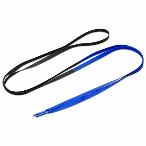 Royal Blue/Black Union Jordan 1 Replacement Shoelaces